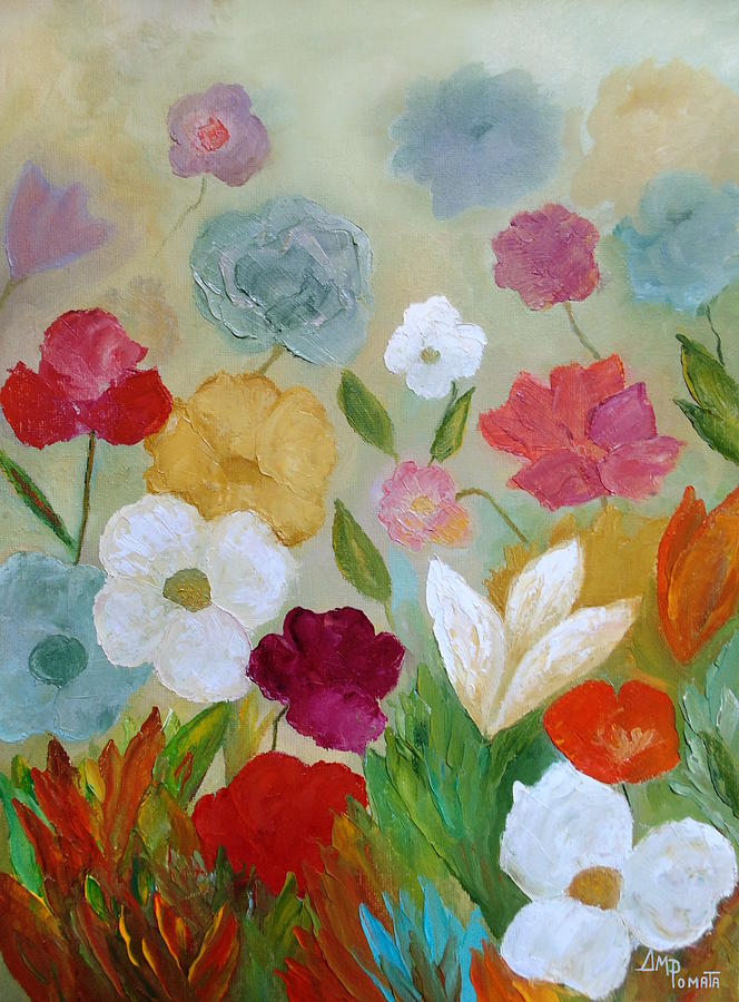 Longing For Spring Painting by Angeles M Pomata