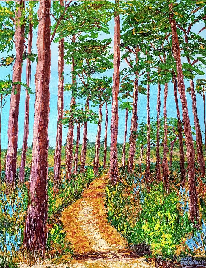 Longleaf Path Painting by Ann Frederick