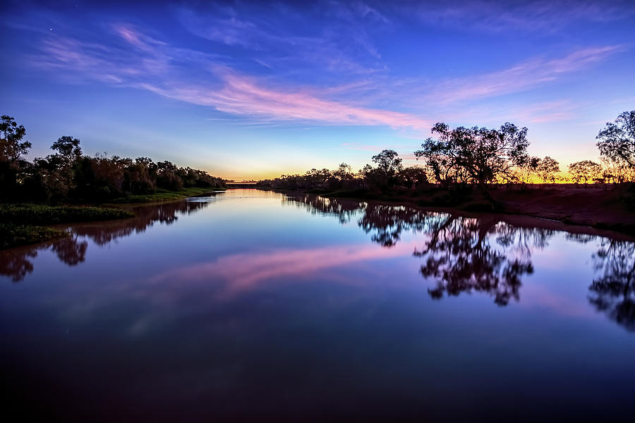 Longreach Waterhole Photograph by Pip Bartlett - Fine Art America