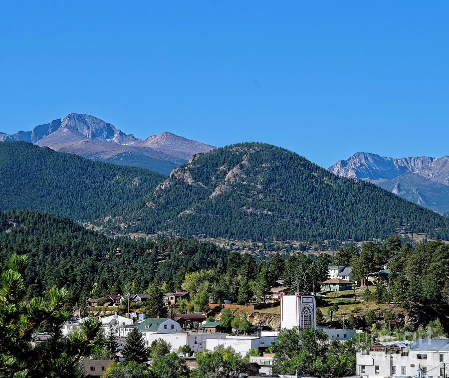Longs Peak from Estes Park Photograph by Jon Burch Photography Longs Peak from Estes Park Photograph by Jon Burch Photography