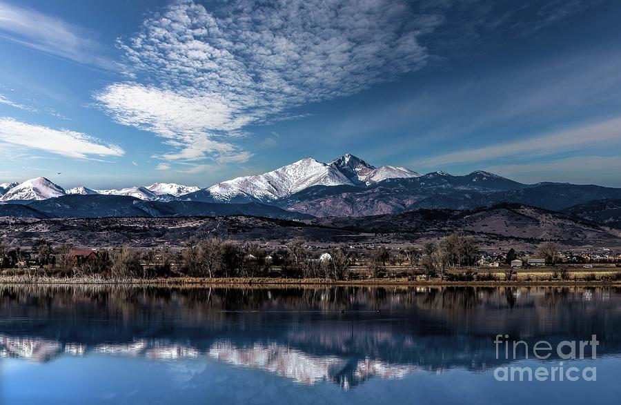 Longs Peak Reflections Photograph by Jon Burch Photography