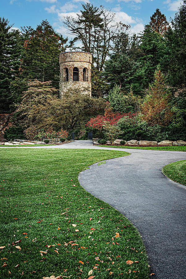 Longwood Gardens-A Walk to the Chimes Tower Photograph by Judy Wolinsky
