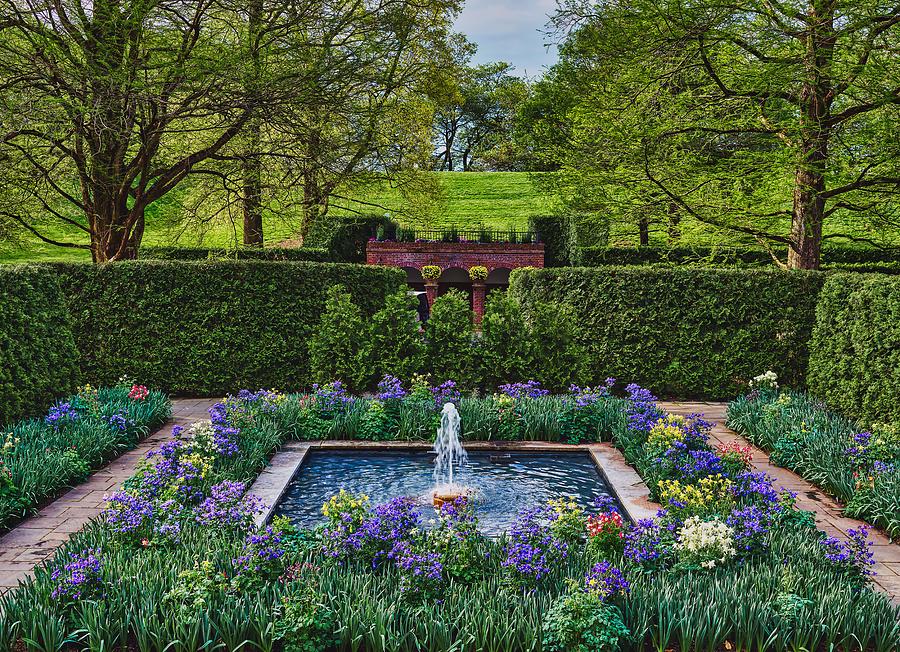 Flower Photograph - Longwood Gardens Fountain by Mountain Dreams