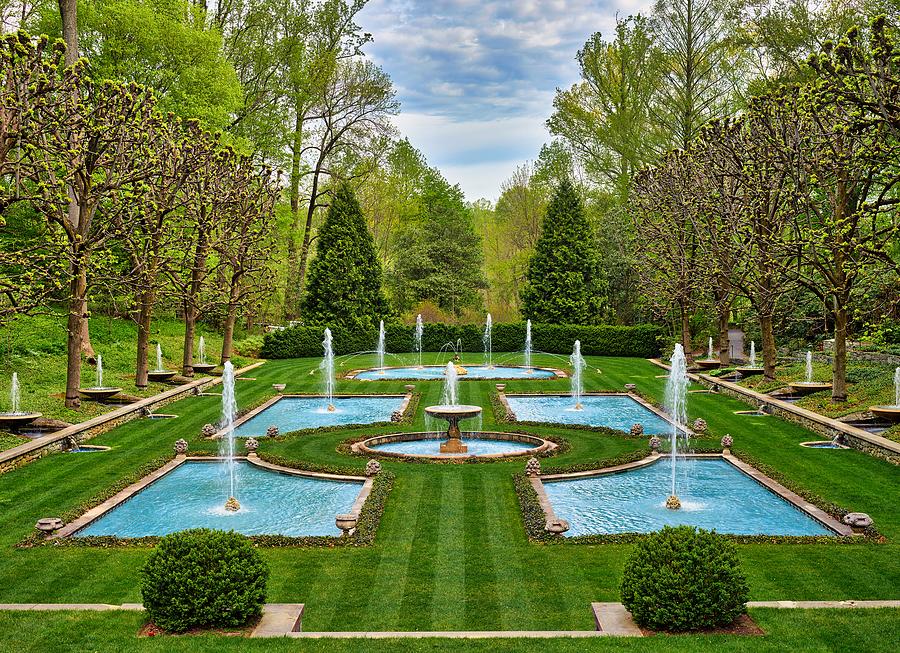 Longwood Gardens Fountains Photograph by Mountain Dreams
