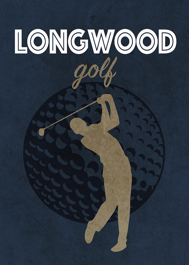 Longwood University Mixed Media - Longwood University College Golf Sports Vintage Poster by Design Turnpike