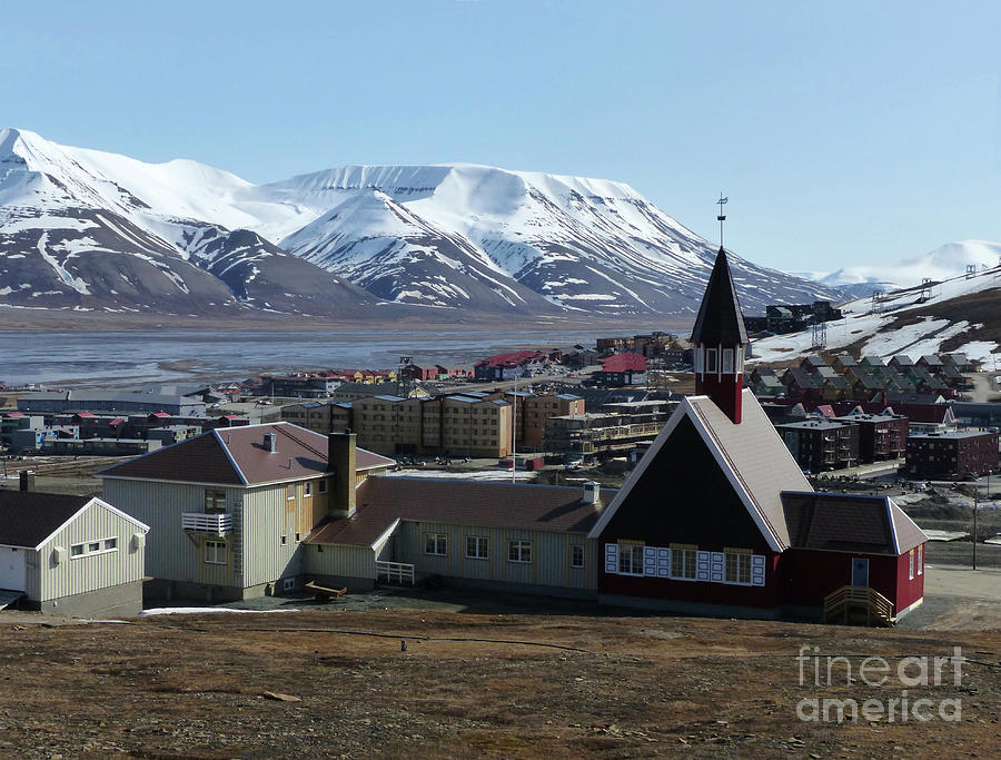  Longyearbyen, Svalbard from Svalbard Church Photograph by Phil Banks