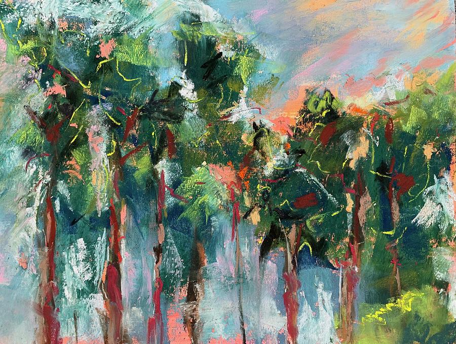 Tree Painting - Look Outside by Bonny Butler