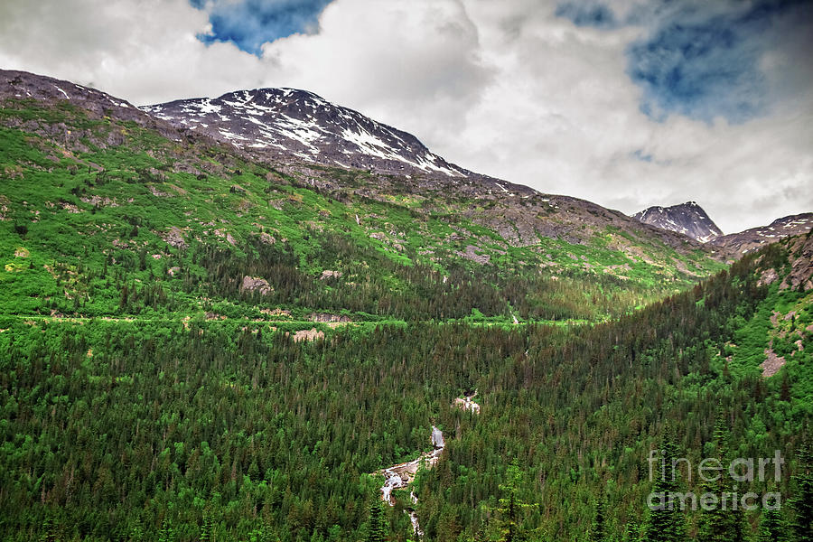 Lookig At the Yukon River Valley Photograph by Robert Bales