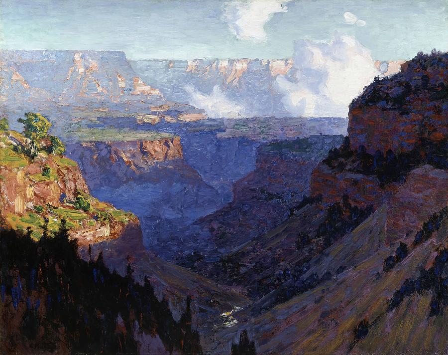 Looking across the Grand Canyon Painting by Edward Henry Potthast I ...