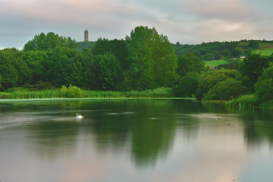 Looking Across The Newtownards Duck Pond Photograph