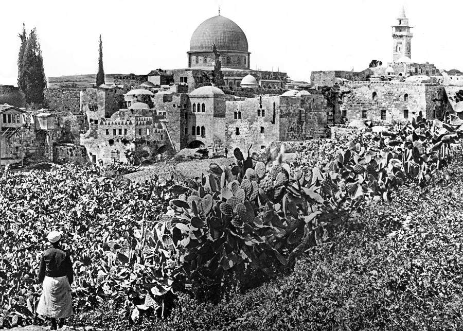 Looking at Al Aqsa in 1910 Photograph by Munir Alawi