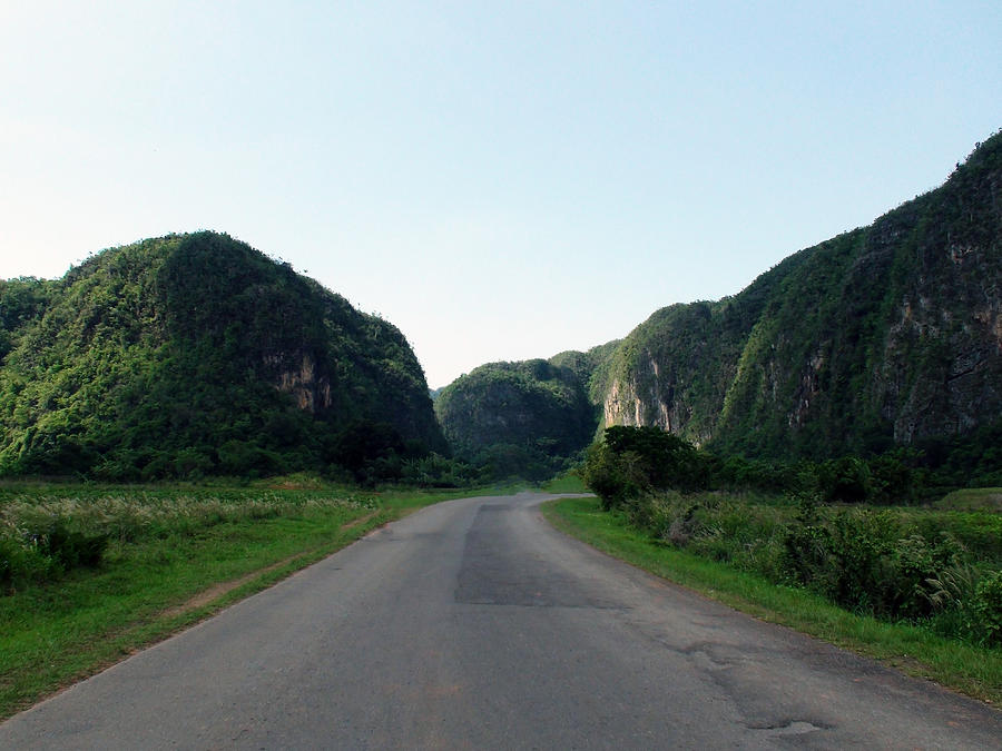 Looking At mountain Road With Curves In Cuba Photograph by Livinus