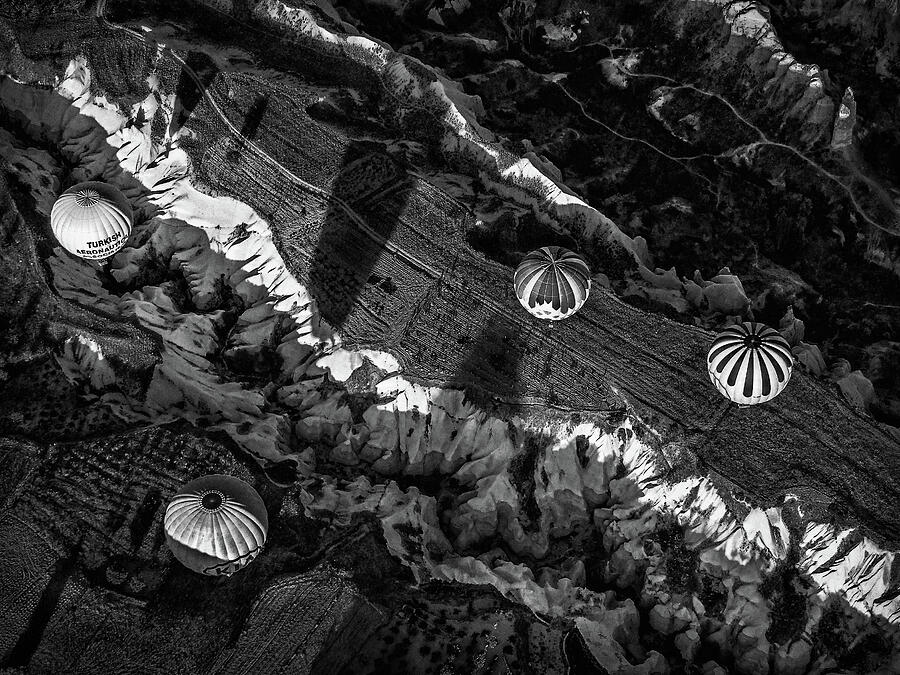 Looking Down From My Balloon In Cappadocia, Turkey Photograph by Elvira Peretsman