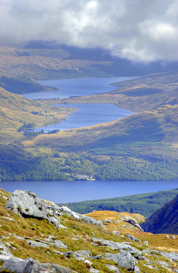 Looking Down On Loch Lomond Photograph by Theasis