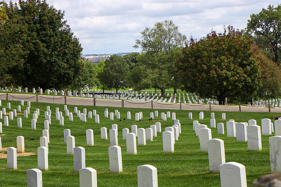 Looking down the Hill From Kennedys Grave Photograph by William E ...