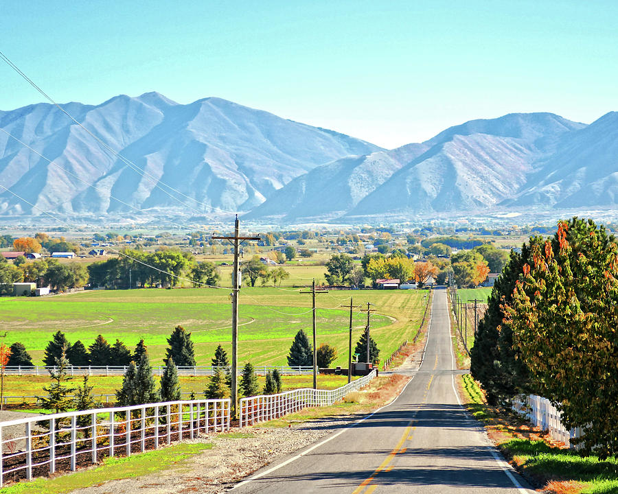 Looking East From West Mountain Photograph By Dk Digital