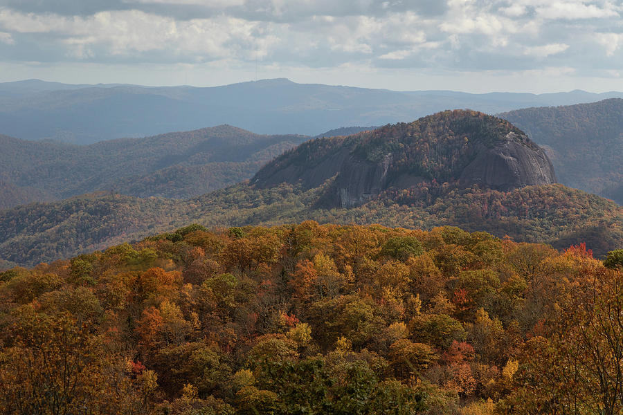 Looking Glass Mountain In Fall Photograph