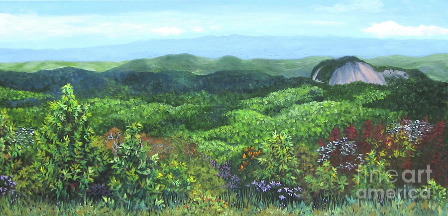 Looking Glass Rock Painting by Anne Marie Brown