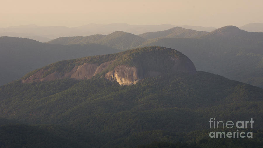 Mountain Photograph - Looking Glass Rock by Jonathan Welch