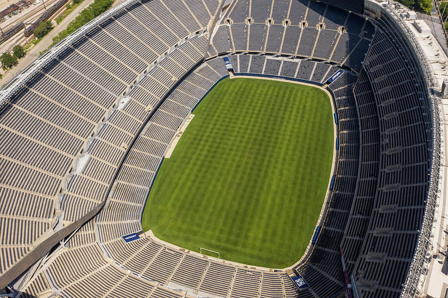 Looking into Soldier Field Chicago  Photograph by John McGraw