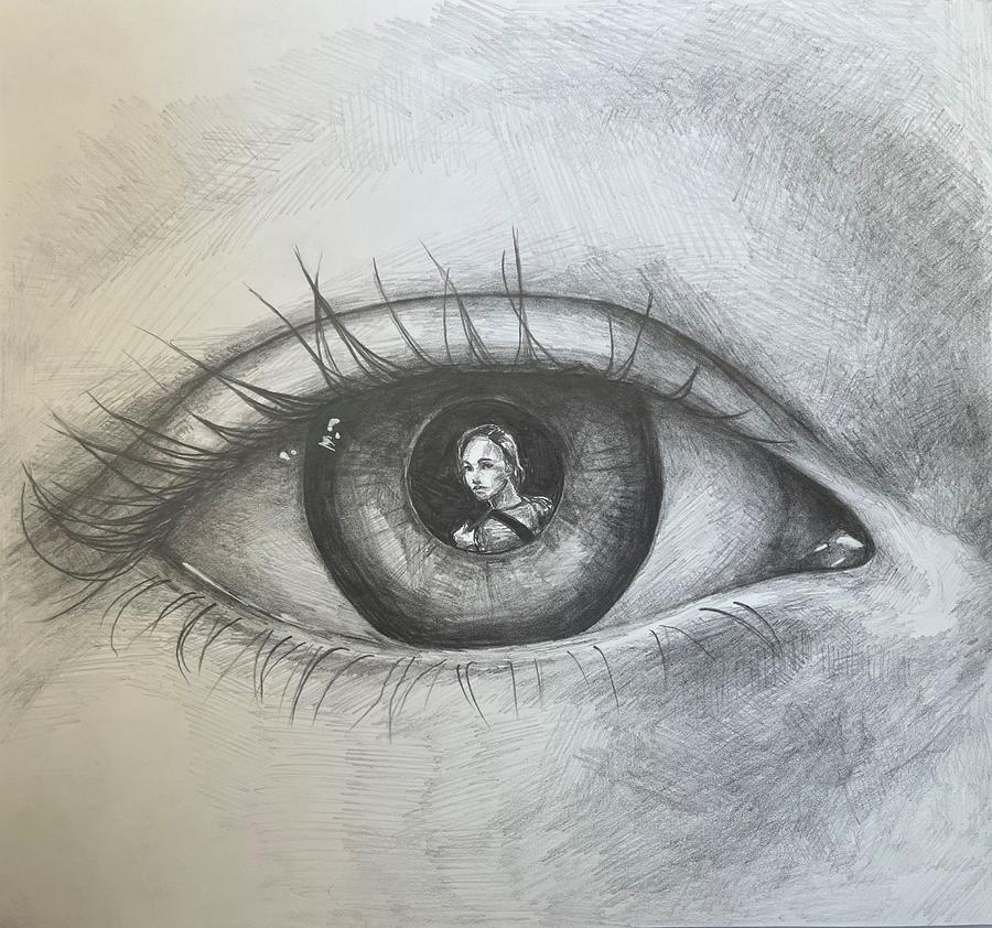 Looking Into the Past Drawing by Margaret Jordan Fine Art America