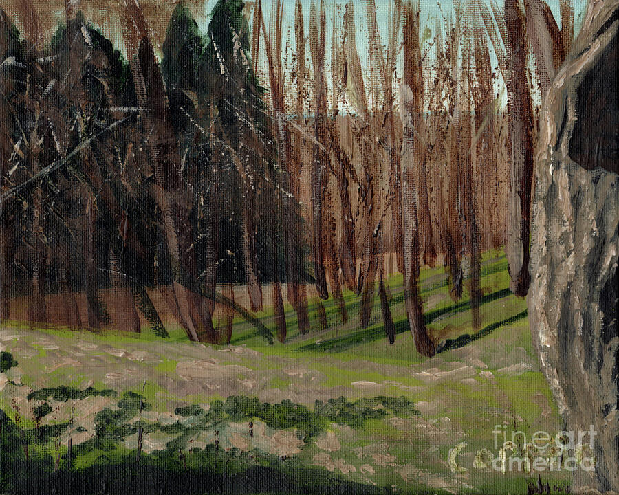 April Woods Painting by Robert Coppen