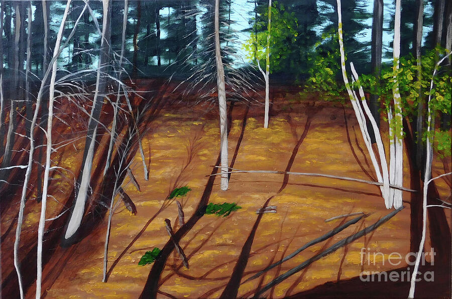 Looking into the Woods Painting by Robert Coppen