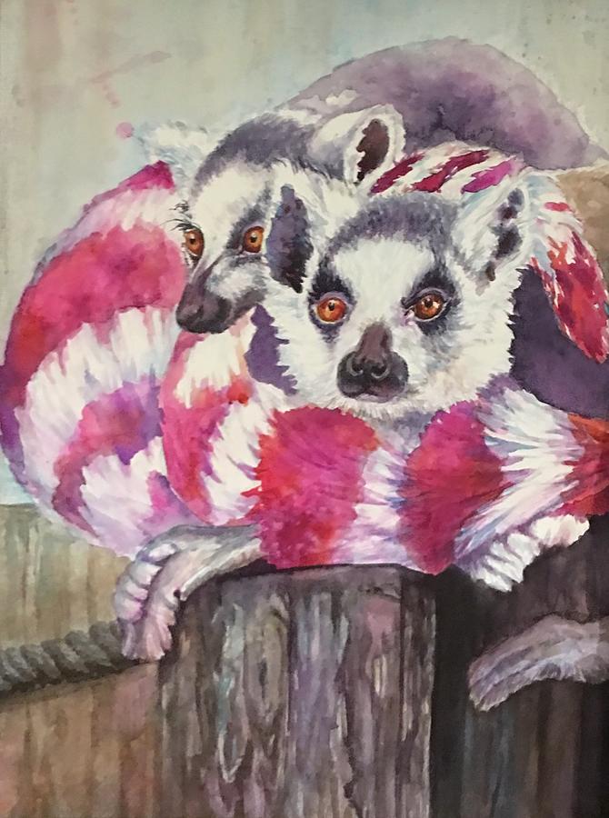 Looking on the bright side of life Painting by Debbie Hornibrook