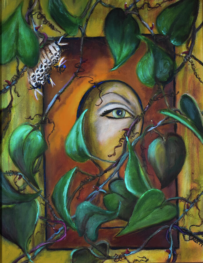 Looking Out from Within  Painting by Morri Sims