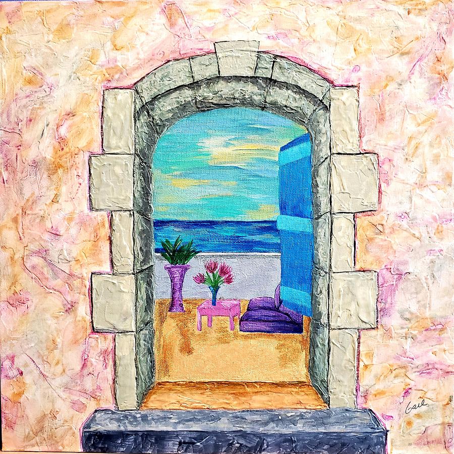 Looking Out Painting by Gail Friedman