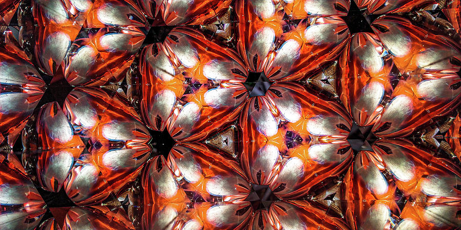 Flower Photograph - Looking throug a Kaleidoscope by Andrew Cottrill