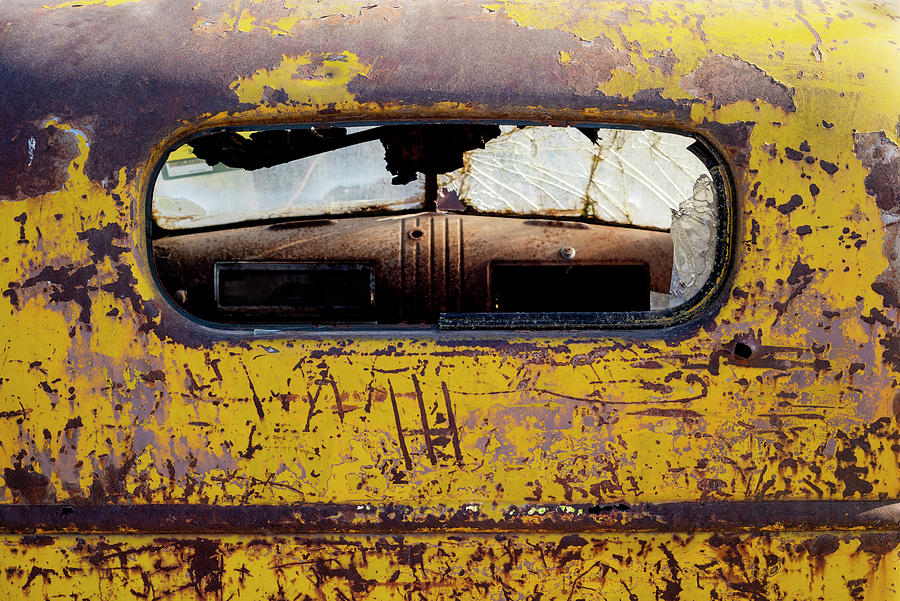 Looking through an Old Truck Window Photograph by Art Whitton