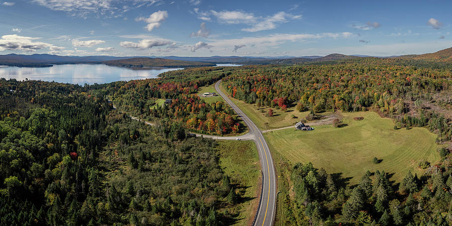 Looking Toward First Connecticut Lake - Pittsburg, NH - September 2021 Photograph by John Rowe