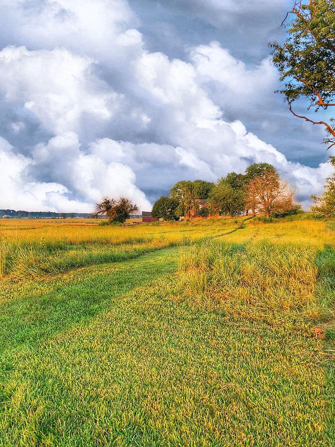 Looking towards the Codori Farm Photograph by William E Rogers - Fine ...