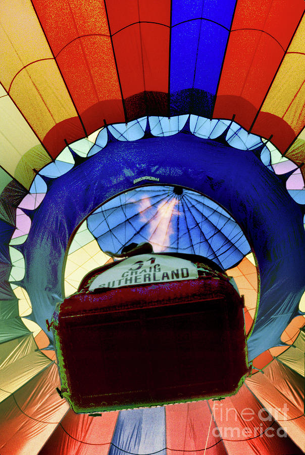 Lookingup at Balloon at Snowmass Hot Air Balloon Festival Photograph