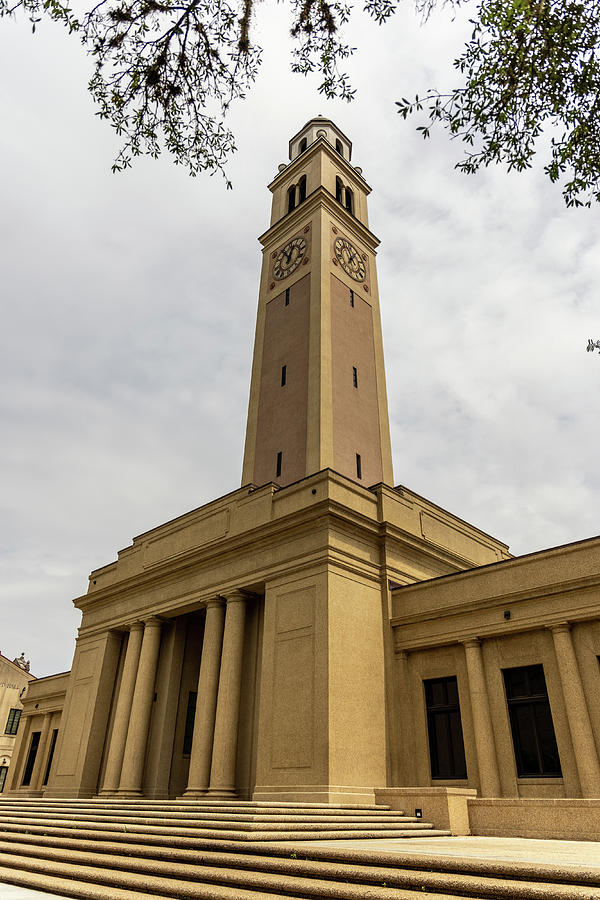 Looking up at Memorial Tower LSU Photograph by John McGraw - Fine Art ...