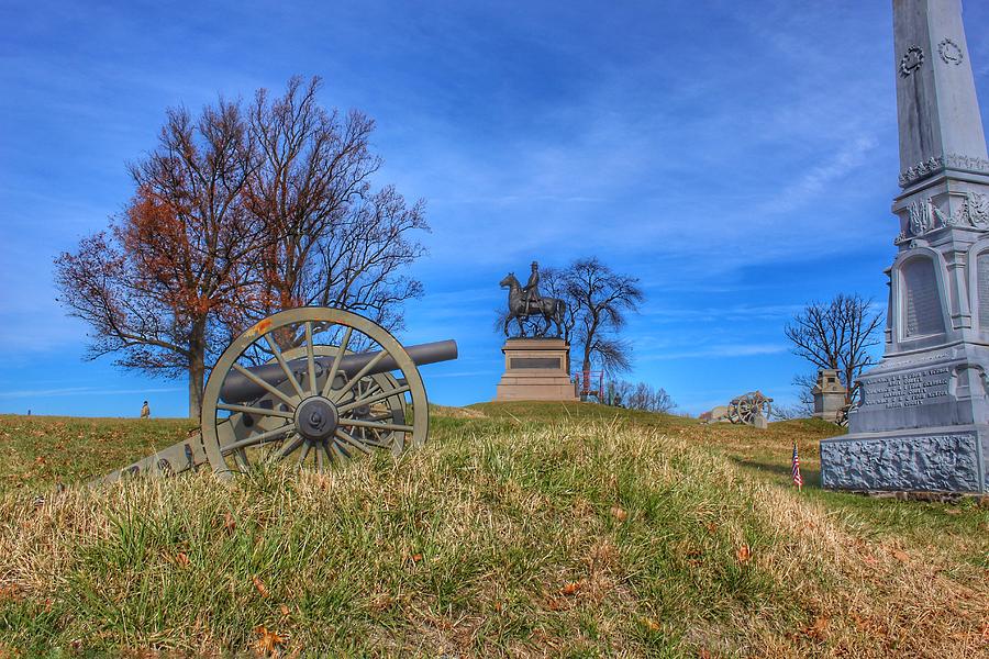 Looking up Cemetery Hill Photograph by William E Rogers | Fine Art America