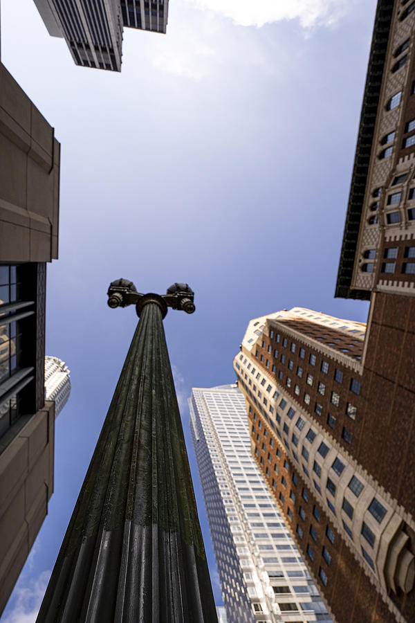 Looking up in DTLA 03 Photograph by Christine Ley