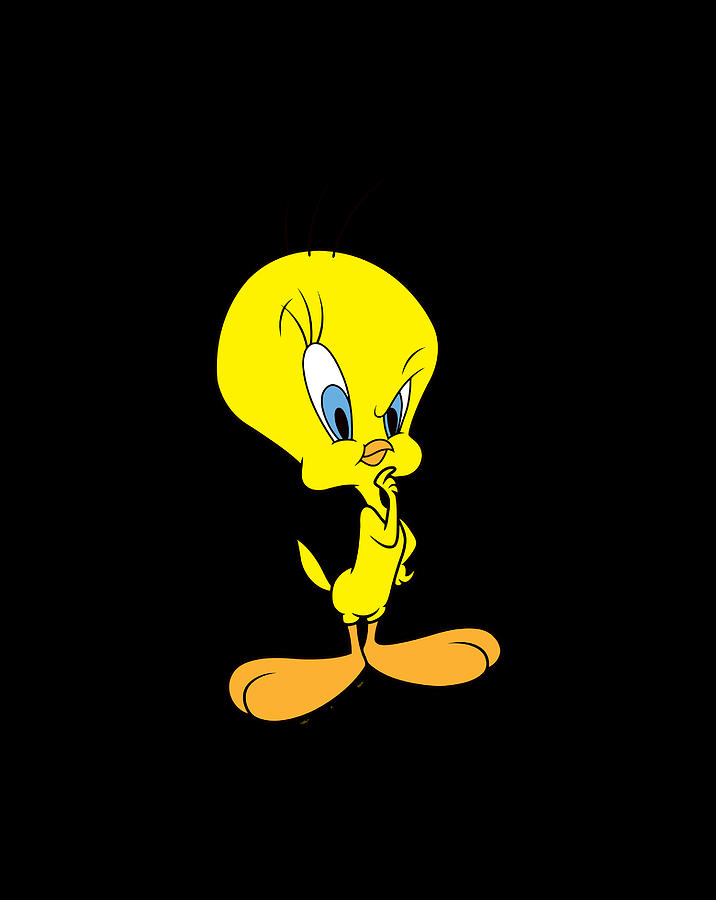 Looney Tunes Tweety Bird Drawing by Lucy Wilk