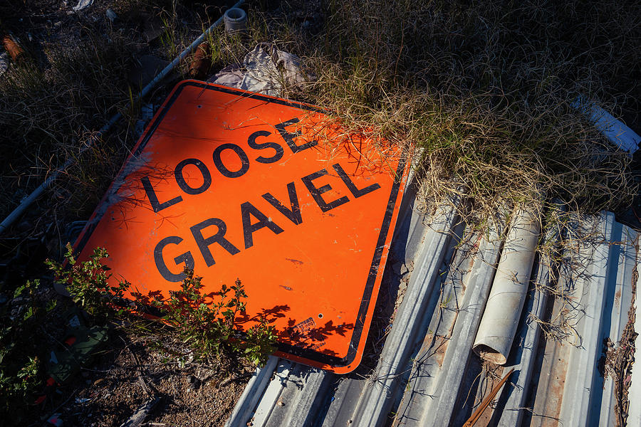 Loose Gravel Photograph by Wayne Stadler
