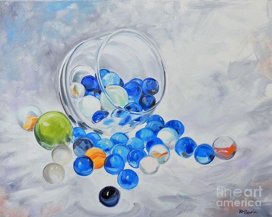 Loosing Your Marbles Painting by K M Pawelec