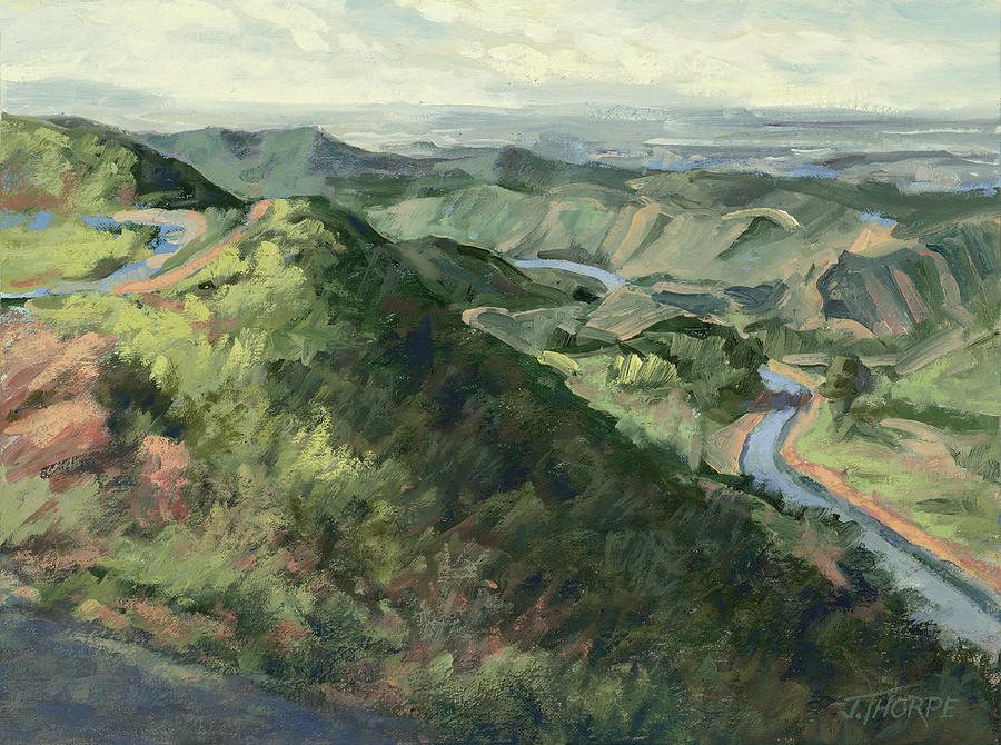 Lopez Canyon S Painting by Jane Thorpe