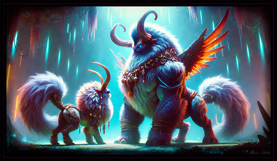 Loquin the Noble Frosthorn Digital Art by Shawn Dall Loquin the Noble Frosthorn Digital Art by Shawn Dall