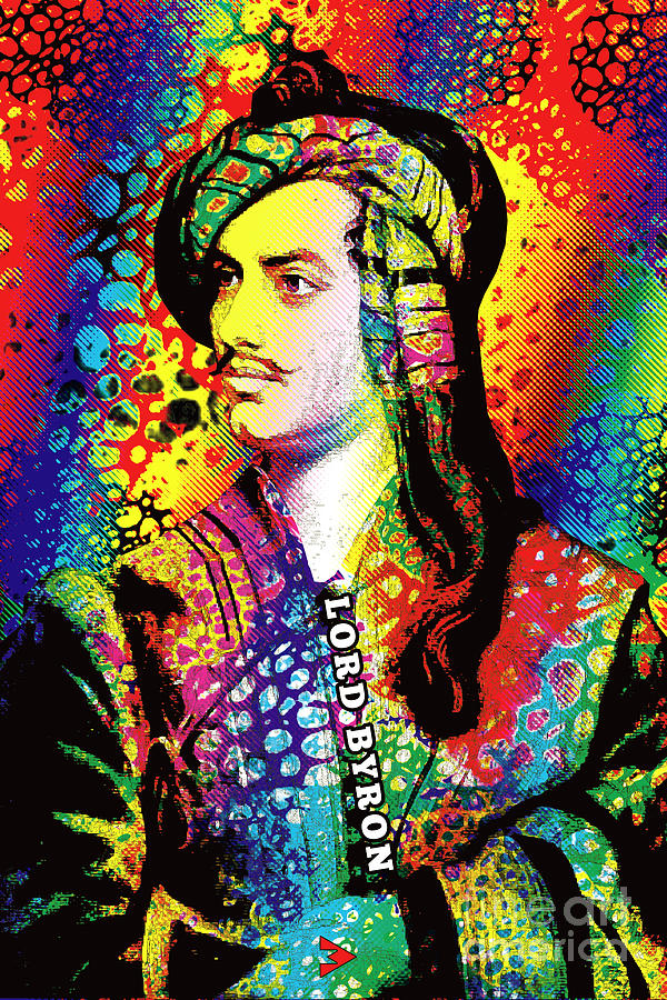 Lord Byron Digital Art by Zoran Maslic