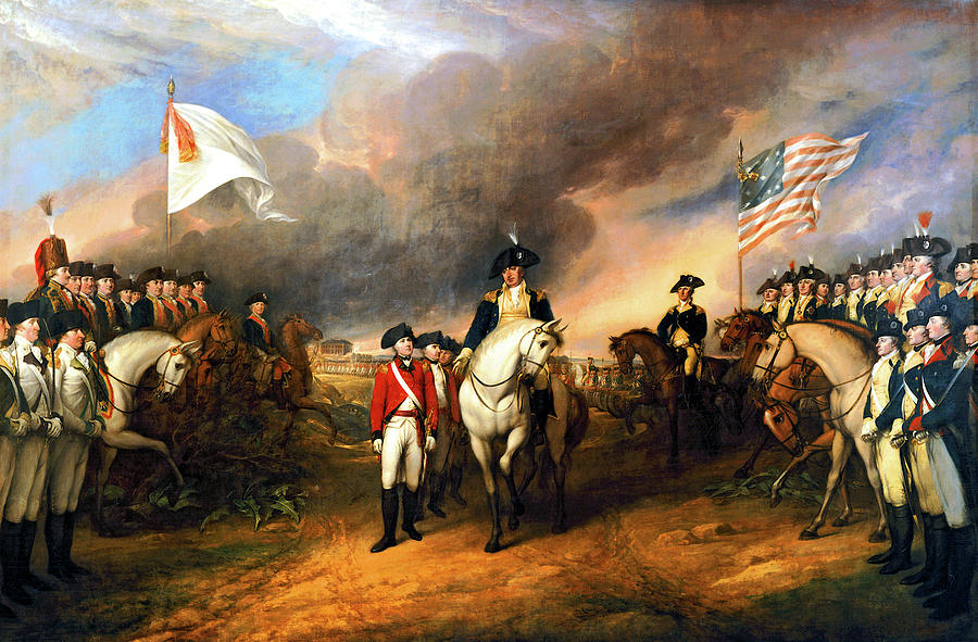 Lord Cornwallis Surrenders Painting by John Trumbull