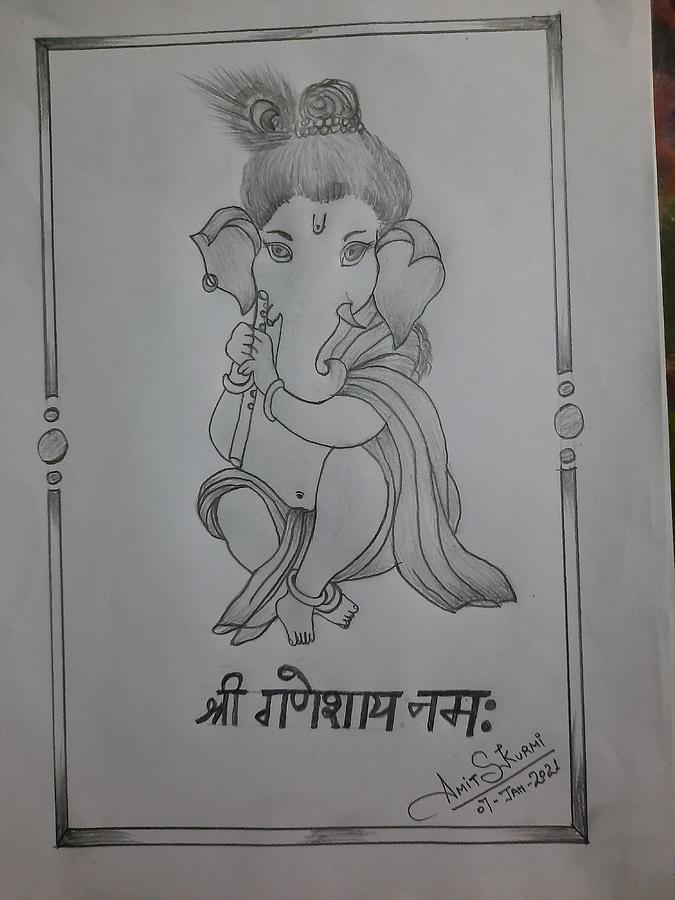how to draw lord ganesha | vinayakachavithi drawing | artistica - YouTube-saigonsouth.com.vn