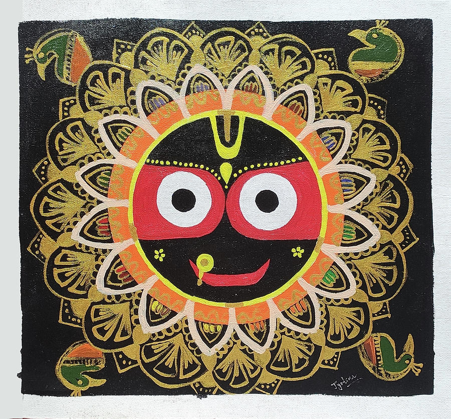 Lord jagannath painting Painting by Jyotsna Naik - Fine Art America