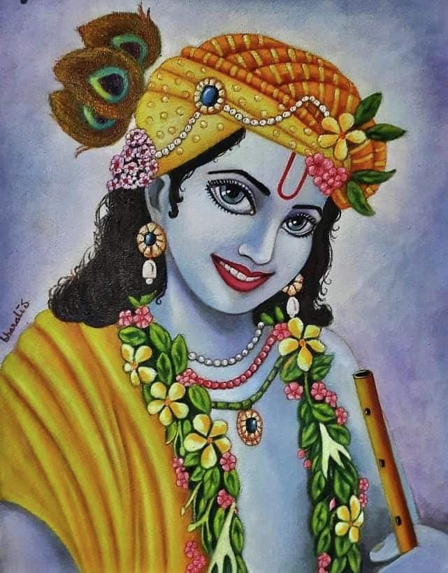 Lord krishna Painting by Bharati Iyer - Pixels