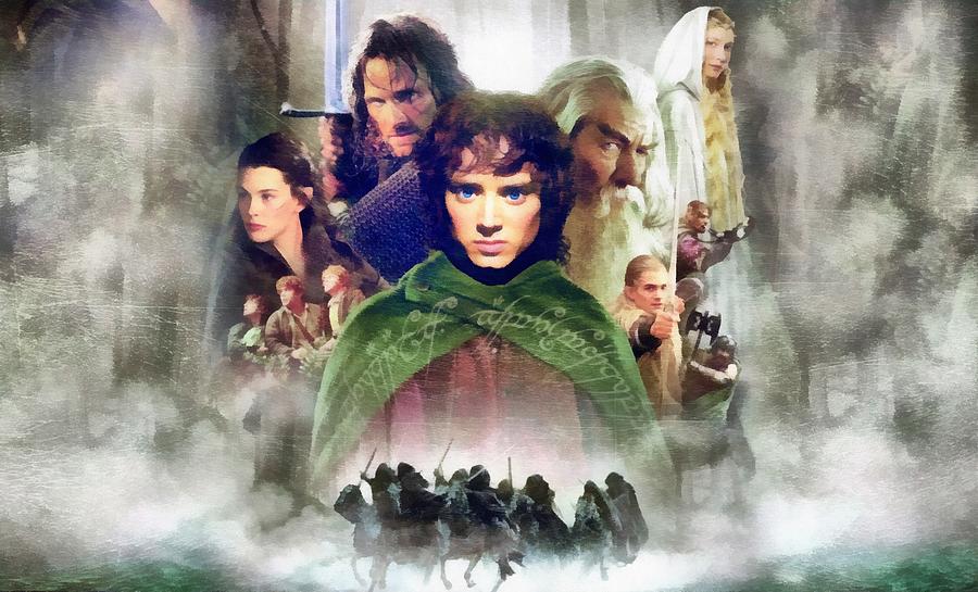 Lord of the Rings Digital Art by Milton Harness | Pixels