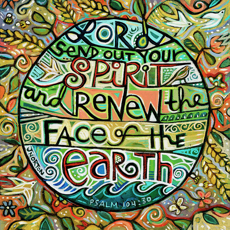 Lord Send Out Your Spirit Painting by Jen Norton